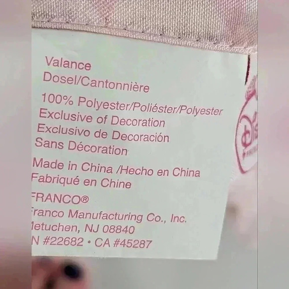 Set of 2 girls room Disney Princess window curtains drapes panels With Sub Panel - Picture 6 of 16